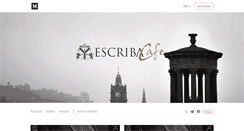 Desktop Screenshot of escribacafe.com